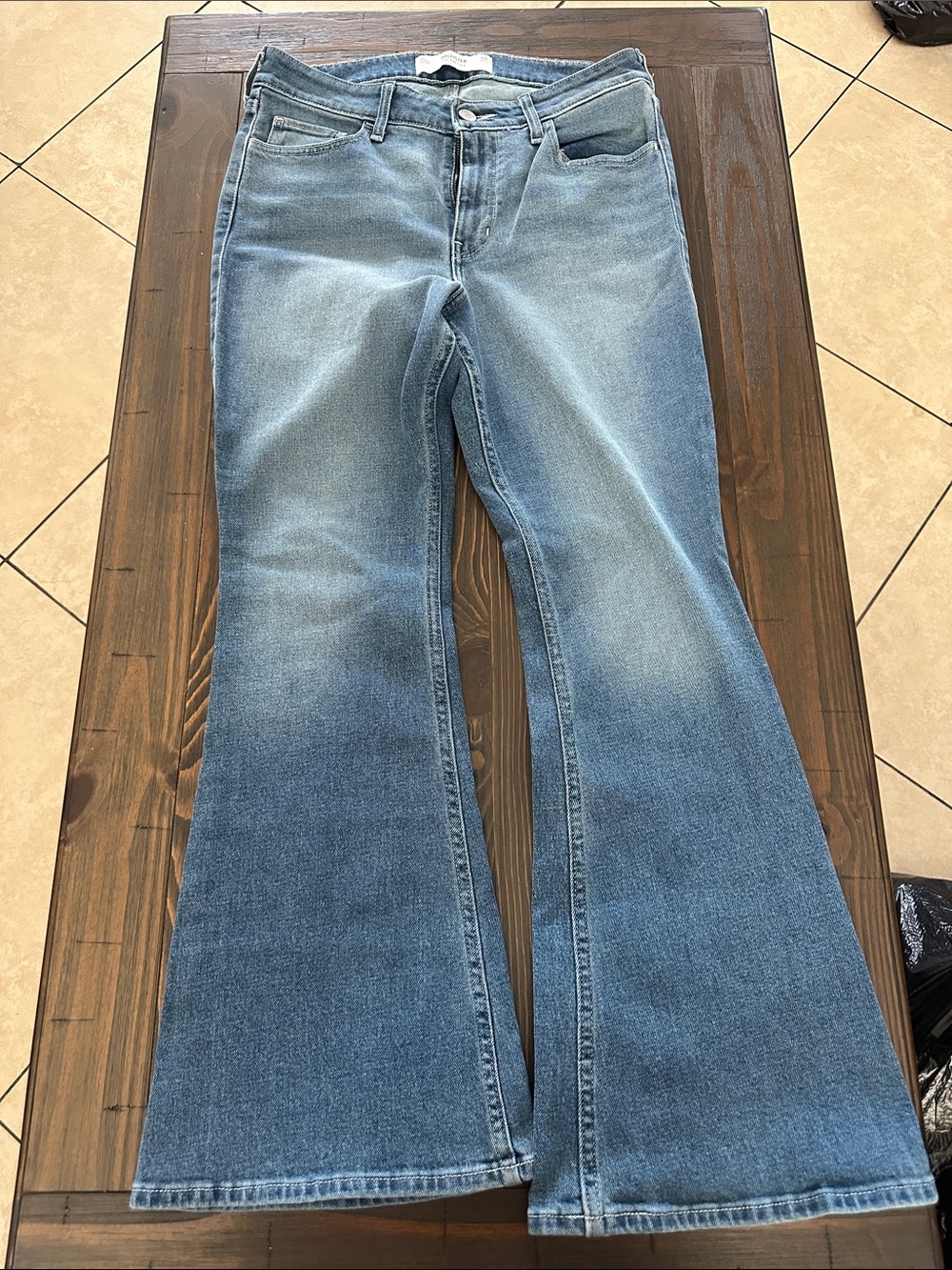 Hollister Light Blue Flare Jeans